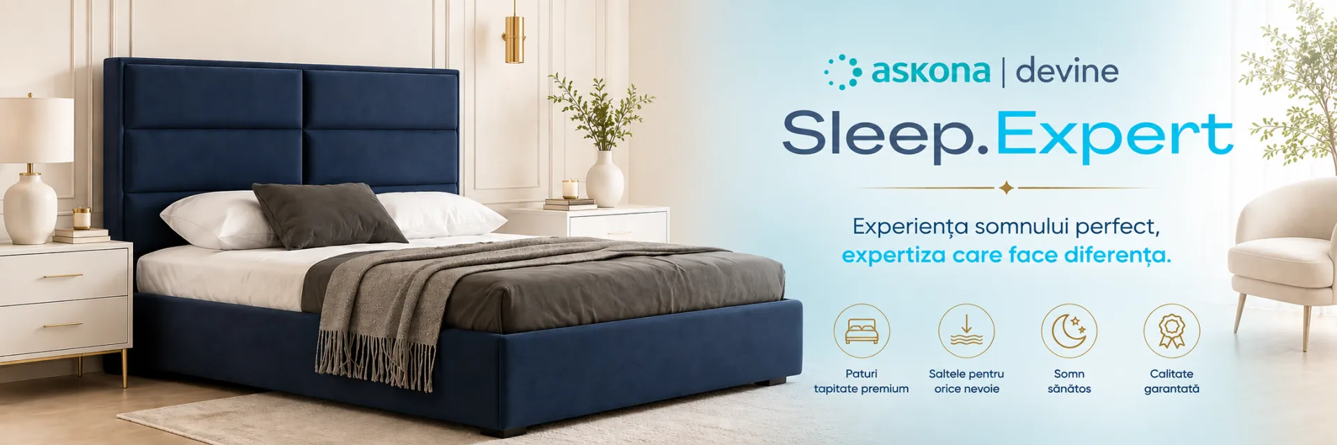 Ofertă Sleep Expert – saltele și paturi
